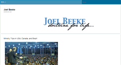 Desktop Screenshot of joelbeeke.org
