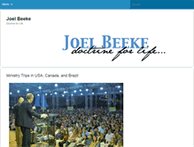 Tablet Screenshot of joelbeeke.org